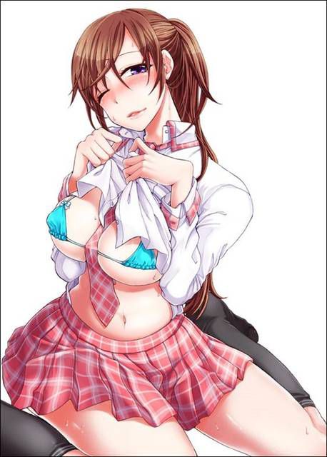 [Secondary erotic image] The girl who is a boob mugu 19