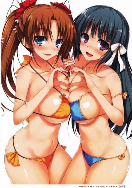 [Secondary fetish] girls who are sticking together breasts erotic image summary 33