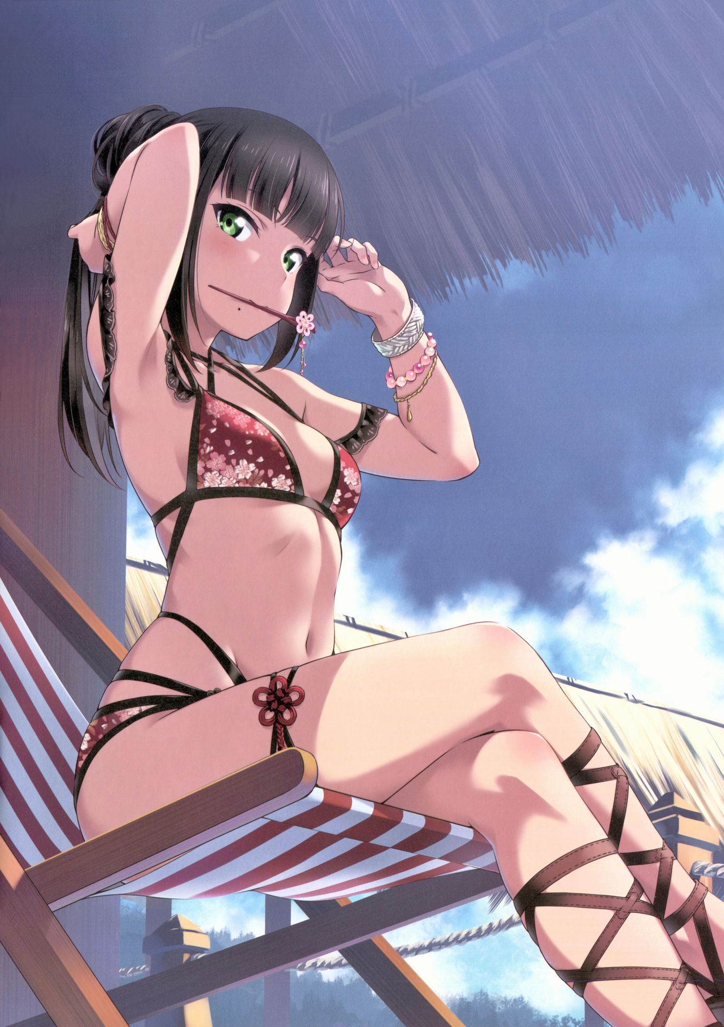 Take out erotic pictures of swimsuit! 6