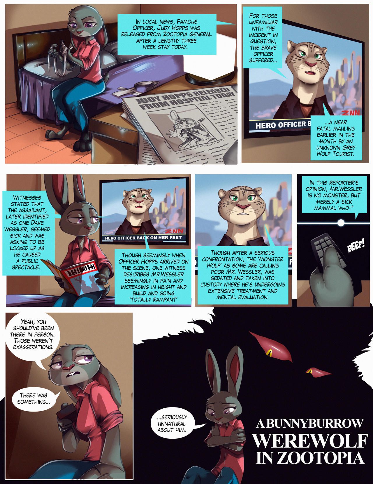 [Nauyaco] A Bunnyburrow Werewolf in Zootopia (Zootopia) Ongoing 1