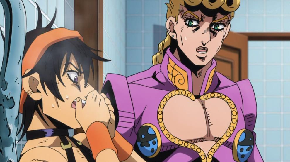 [JoJo's Bizarre Adventure 5 parts] 22 episodes, Giorno oh oh o!! What's going on? 13