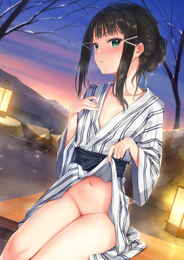 I get an obscene image in kimono, the lewd of yukata! 8