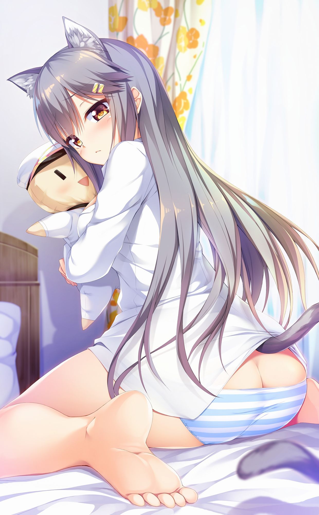 [2nd] Second erotic image of cute fringe bun beautiful girl part 11 [striped bread] 35