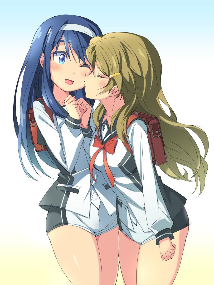 Two-dimensional can make homesick the girls who love each other yuri and lesbian photo Gallery 20