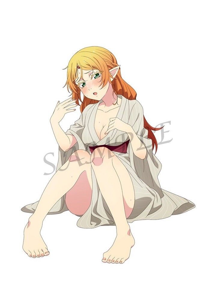 Anime "Uncle Otherworldly" BD / DVD store bonus with girls' clothes peeling off Echi illustration! 4