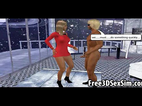 Two 3D anime Star Trek girls messed up getitng 23