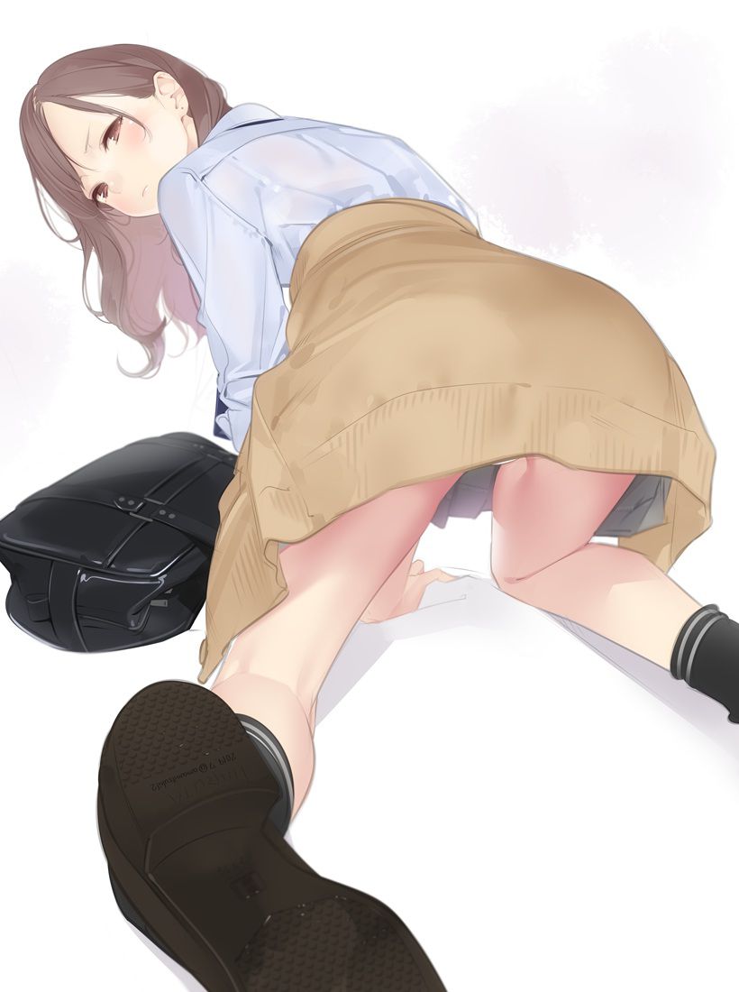 I want to nod! High school girl's slippery thighs image! part29 23