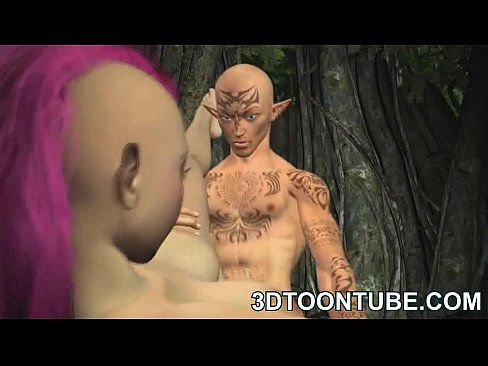 Busty 3D punk elf babe getting fucked deep and hard - 5 min HD Part 1 15