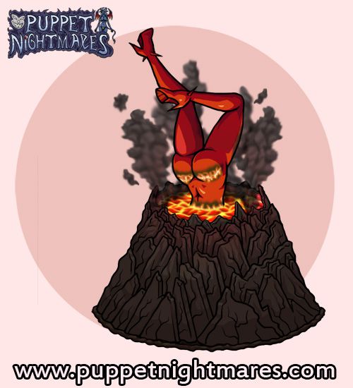 (Puppet Nightmares) Fire Giantess Hecation Game Sprites 12