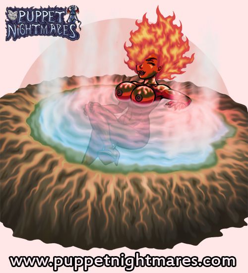 (Puppet Nightmares) Fire Giantess Hecation Game Sprites 16