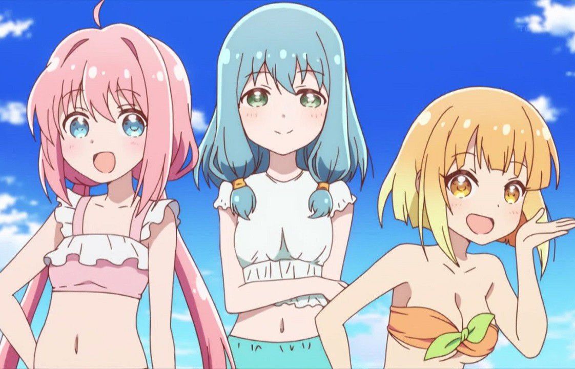 Anime [Enmud ~! Four girls in the story erotic scenes such as their breasts erotic swimsuit! 1