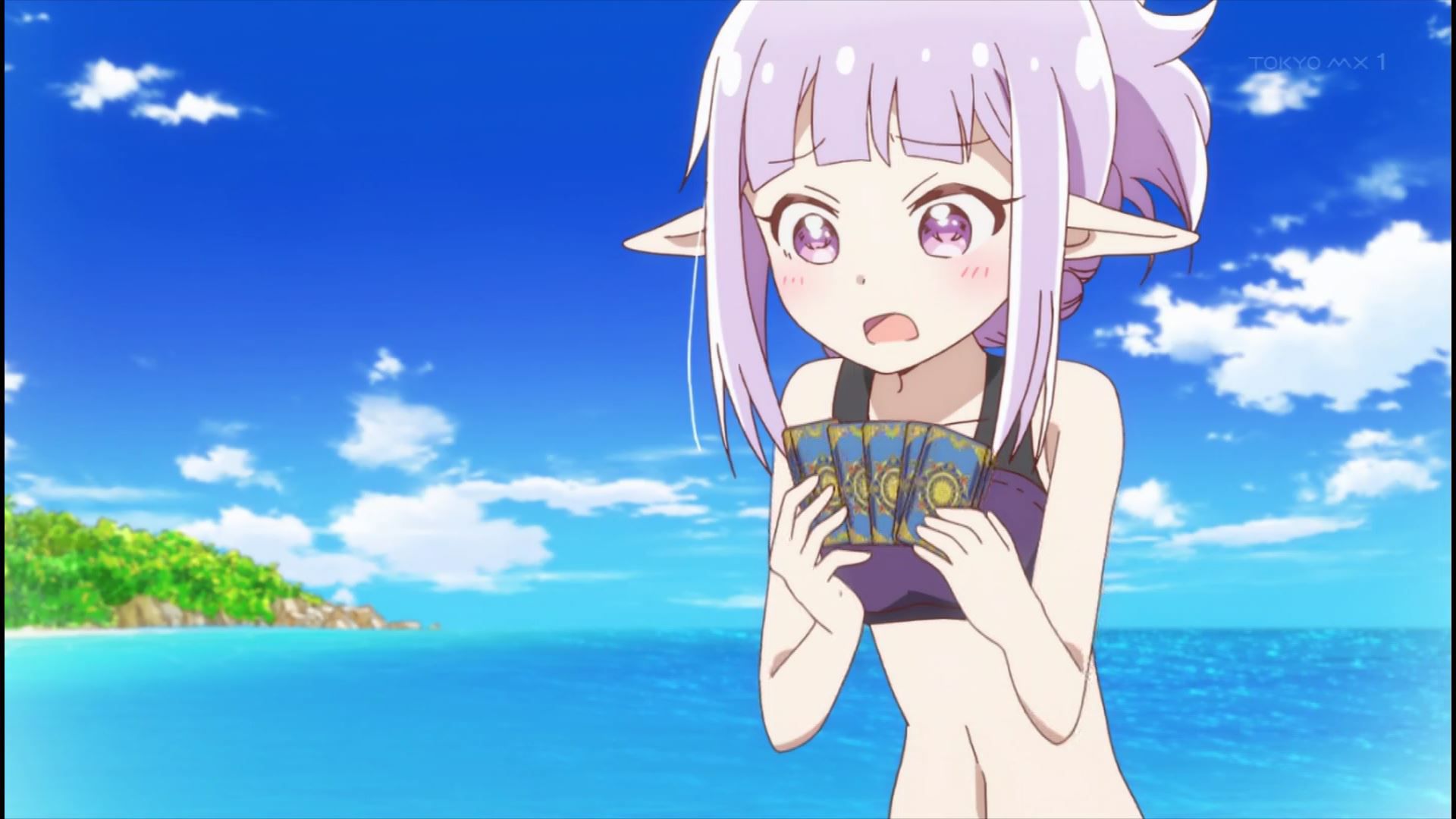 Anime [Enmud ~! Four girls in the story erotic scenes such as their breasts erotic swimsuit! 18