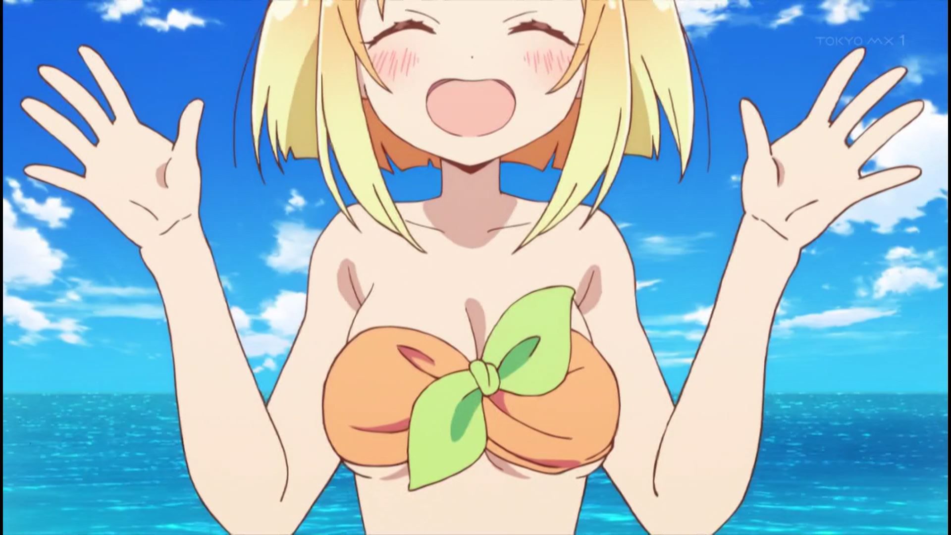 Anime [Enmud ~! Four girls in the story erotic scenes such as their breasts erotic swimsuit! 4