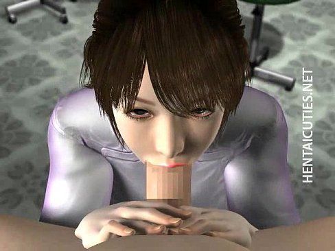 Stabbing the calluses 3D hentai slut eat 17