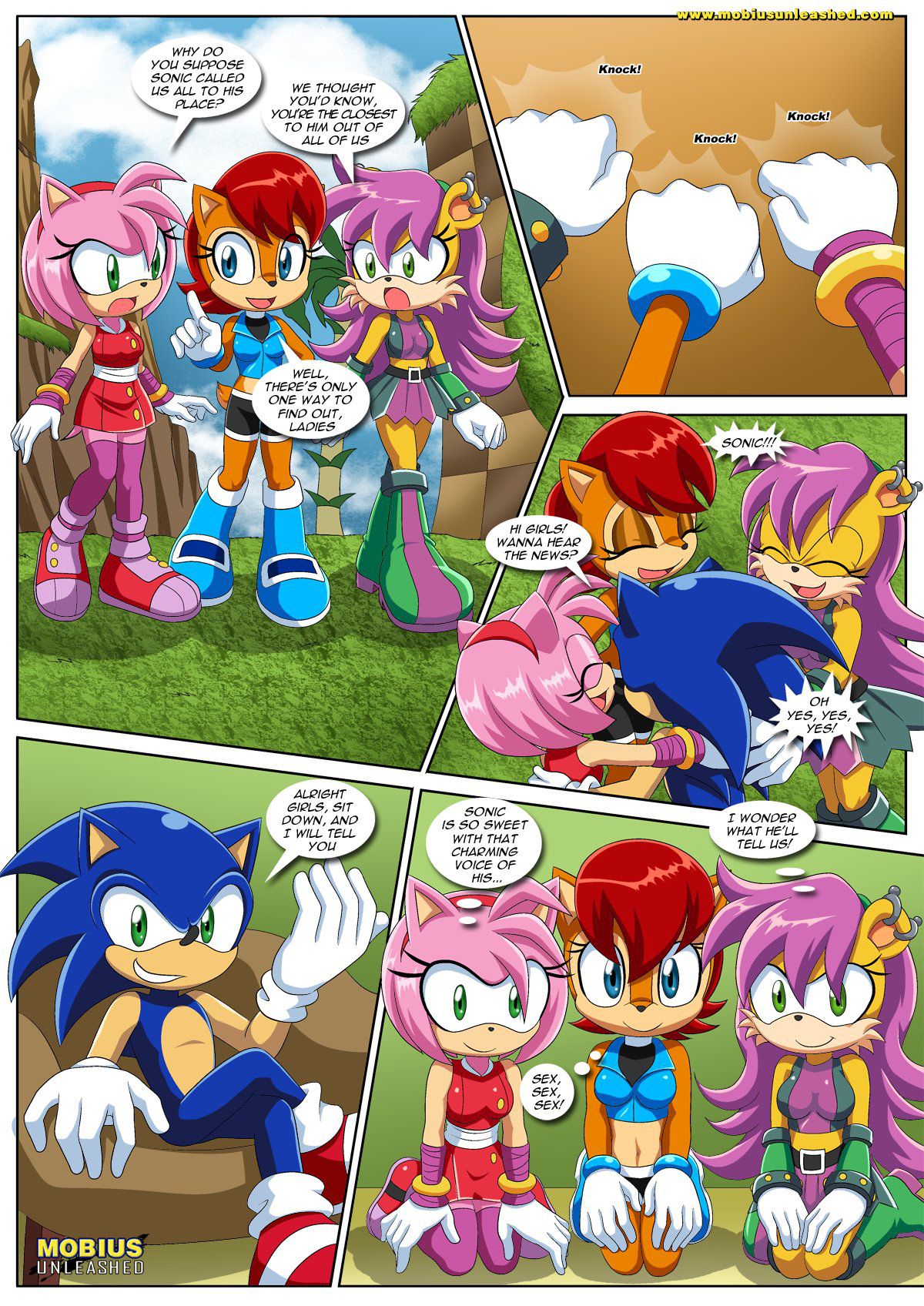 [Palcomix] Sonic Project XXX 4 (Sonic The Hedgehog) [Ongoing] 2