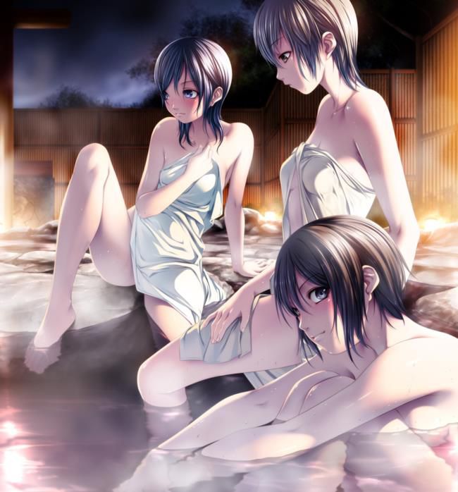 I want to be together in the bath and hot-Spring erotic images! 12