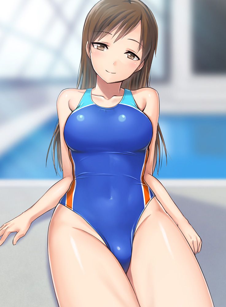 [Secondary] erotic body line is Maru-clear competitive swimsuit photo Gallery 14