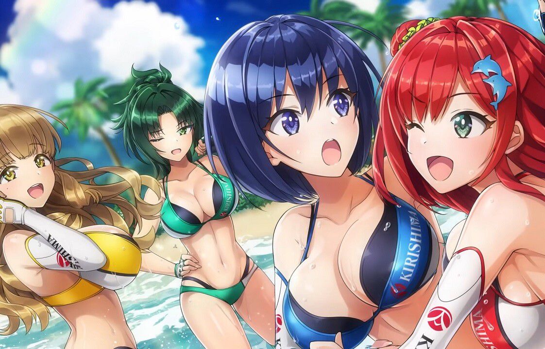 New smartphone game "Dolphin Wave" girls battle with jet skis in erotic swimsuits! 1