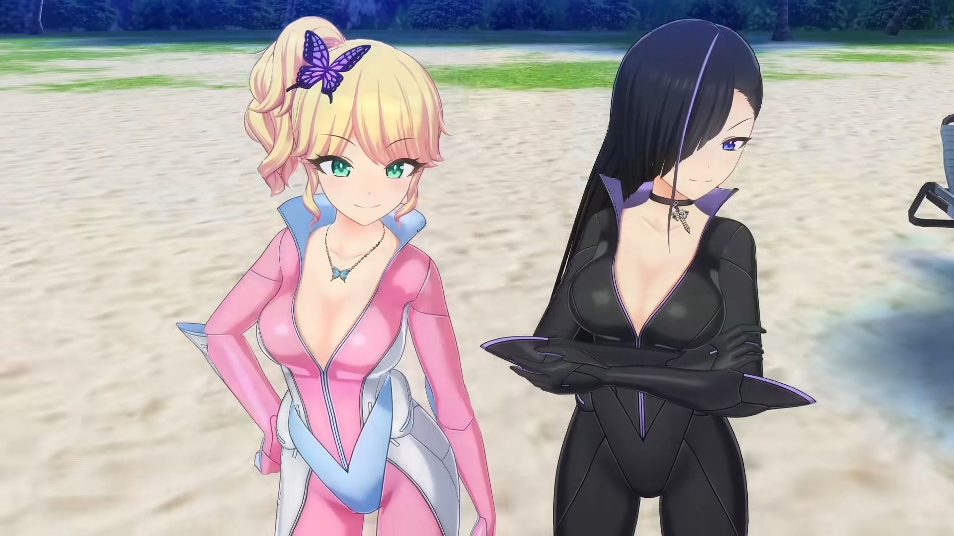 New smartphone game "Dolphin Wave" girls battle with jet skis in erotic swimsuits! 20