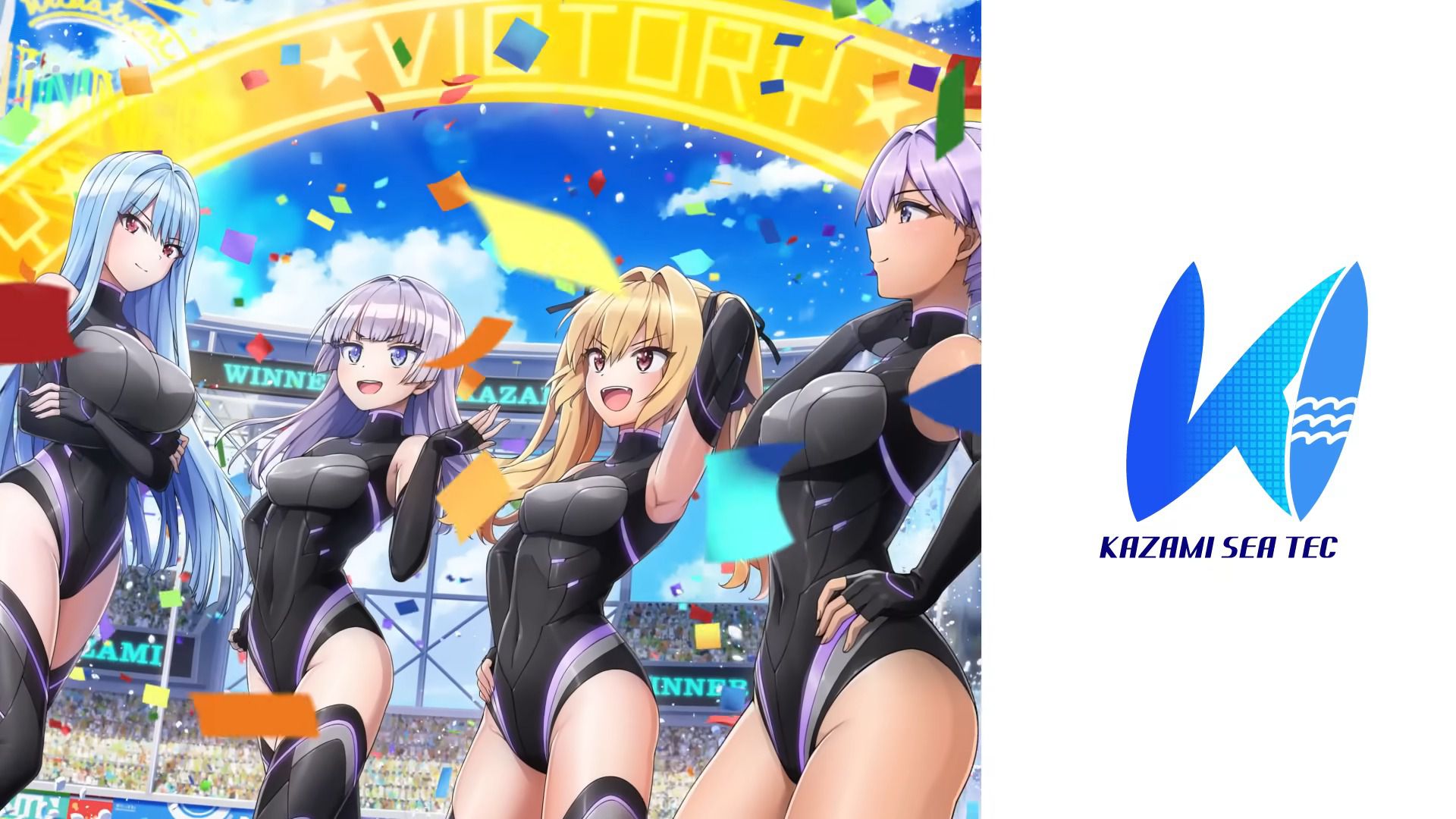 New smartphone game "Dolphin Wave" girls battle with jet skis in erotic swimsuits! 9