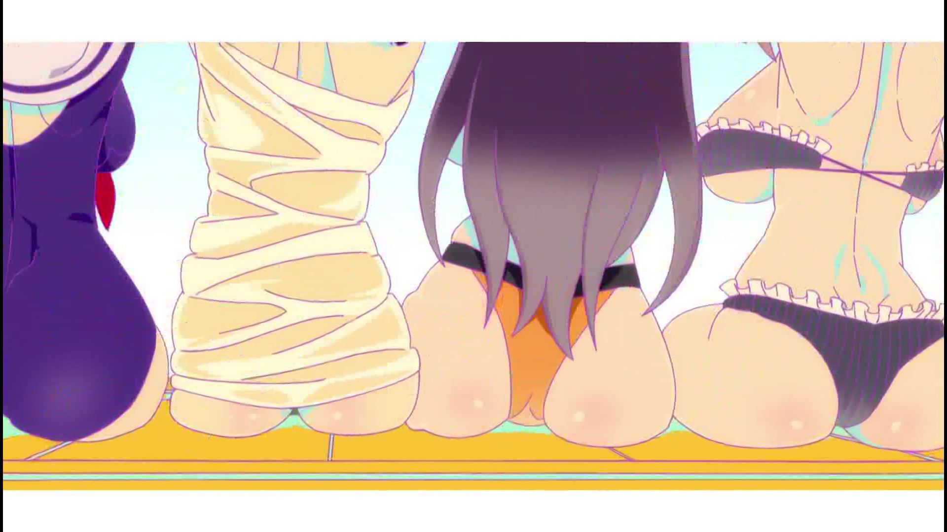 Anime [Panpastel memories] 2 girls in erotic swimsuit and butt is amazing eh ed! 20