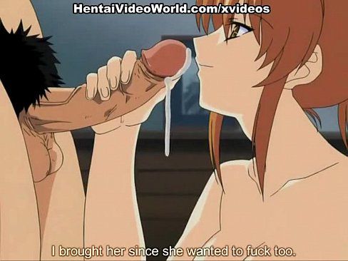 Hot anime in obscene threesome 19