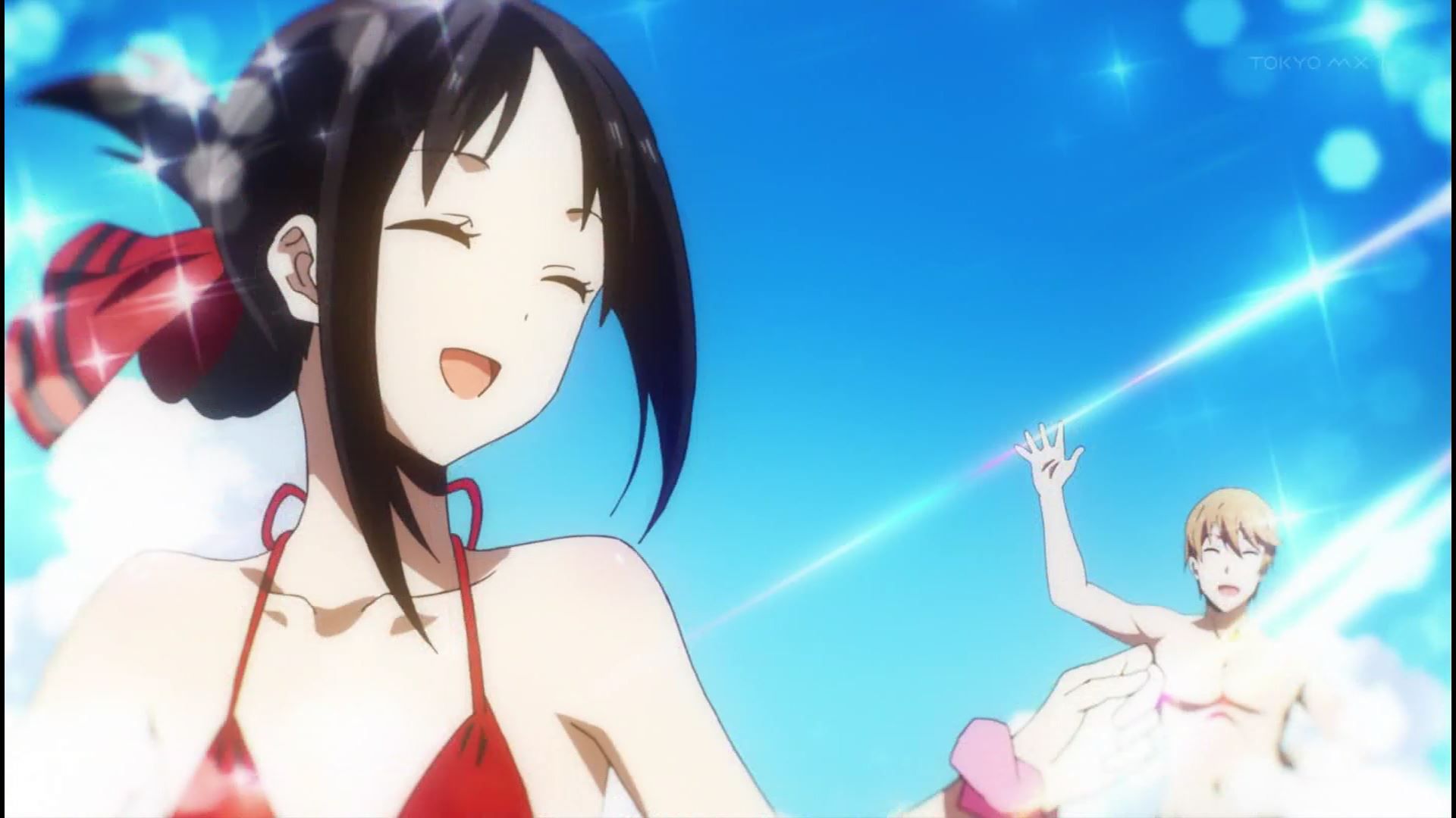 Anime [Kaguya want to be heard] 2 in the story of a girl erotic Pettanko swimsuit and breasts! 7
