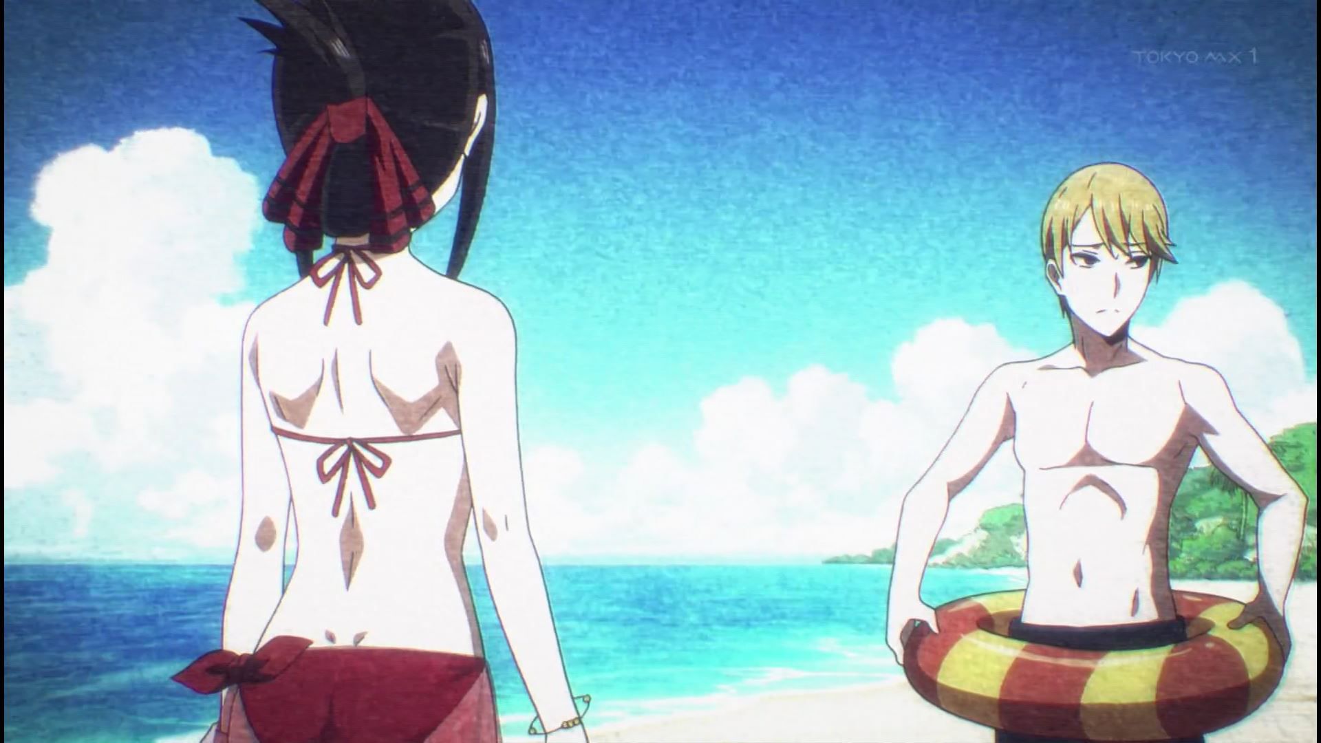 Anime [Kaguya want to be heard] 2 in the story of a girl erotic Pettanko swimsuit and breasts! 8