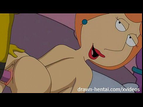 Lesbian hentai - Lois Griffin and Marge Simpson 19