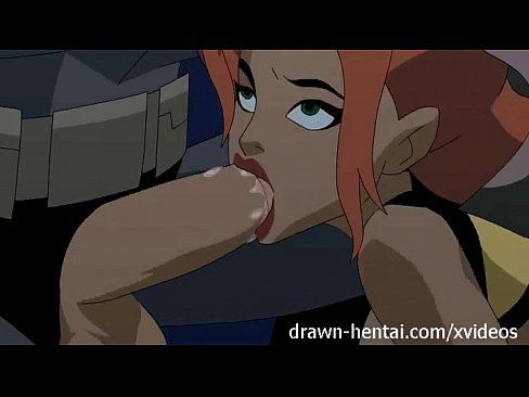 Justice League hentai - Batman's Dick for two chicks 16