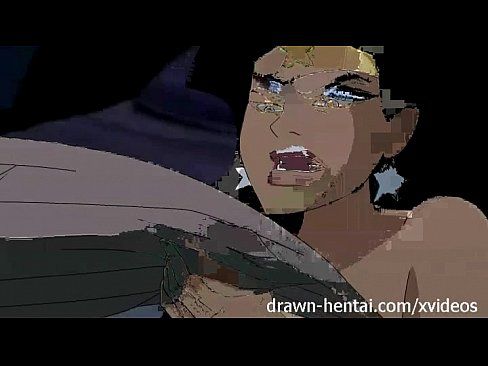 Justice League hentai - Batman's Dick for two chicks 17