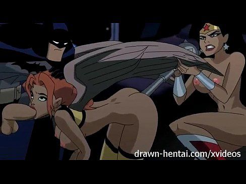Justice League hentai - Batman's Dick for two chicks 18