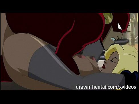 Justice League hentai - Batman's Dick for two chicks 27