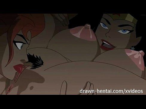 Justice League hentai - Batman's Dick for two chicks 6