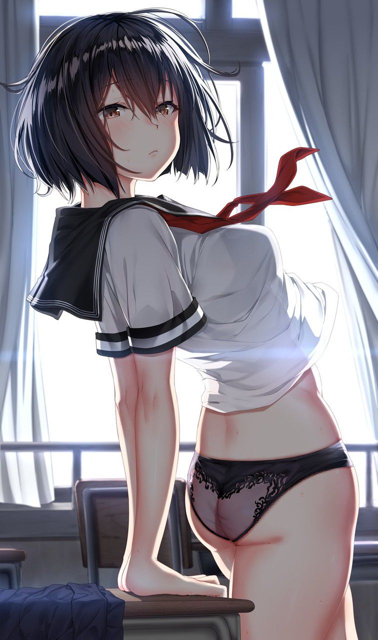 Secondary erotic image of a girl wearing black underwear that looks sexier than [secondary] that 20 [black underwear] 20