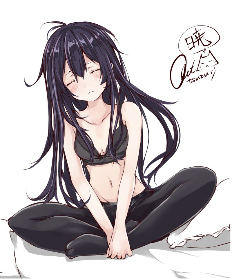 Secondary erotic image of a girl wearing black underwear that looks sexier than [secondary] that 20 [black underwear] 22