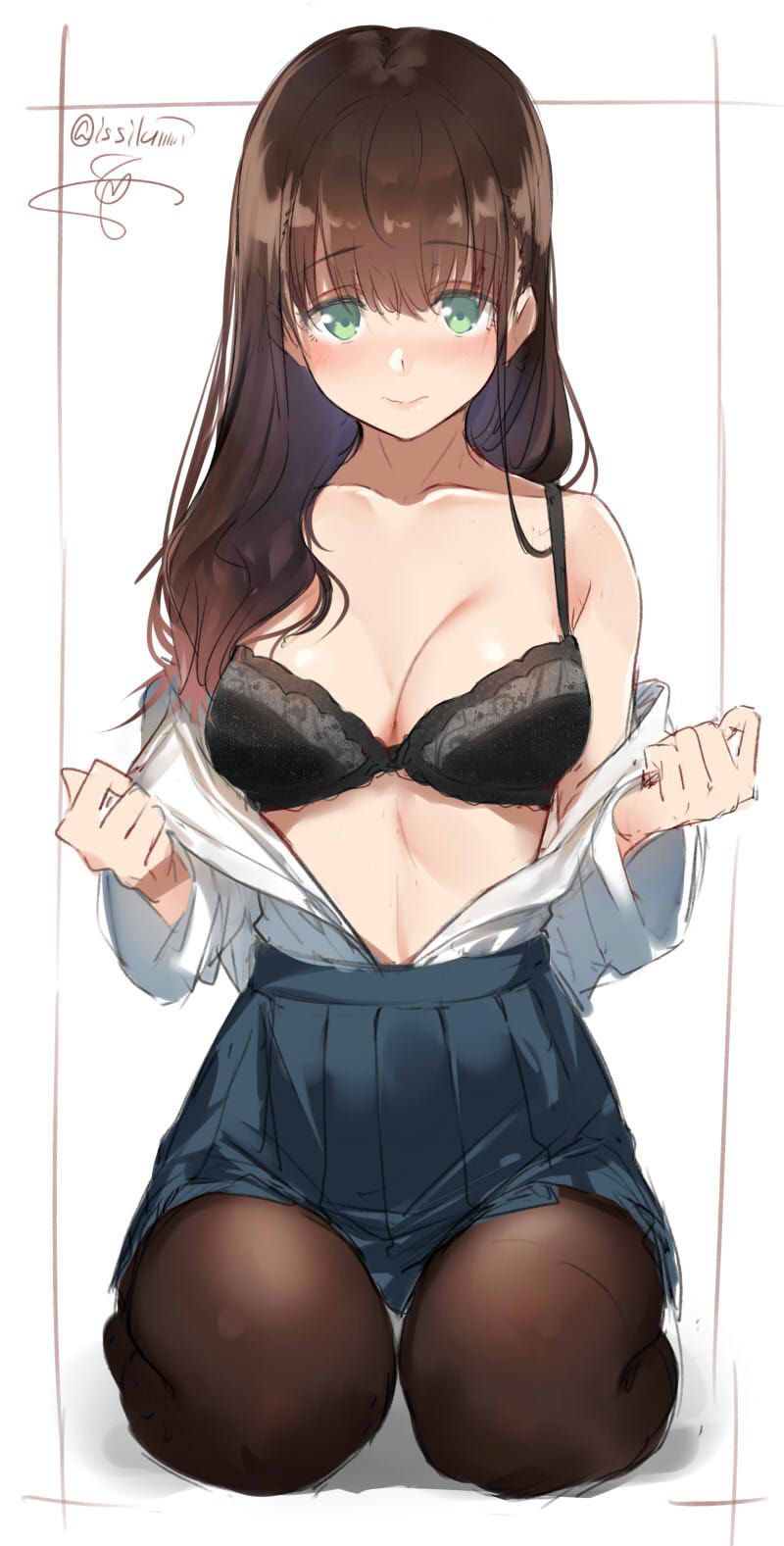 Secondary erotic image of a girl wearing black underwear that looks sexier than [secondary] that 20 [black underwear] 26