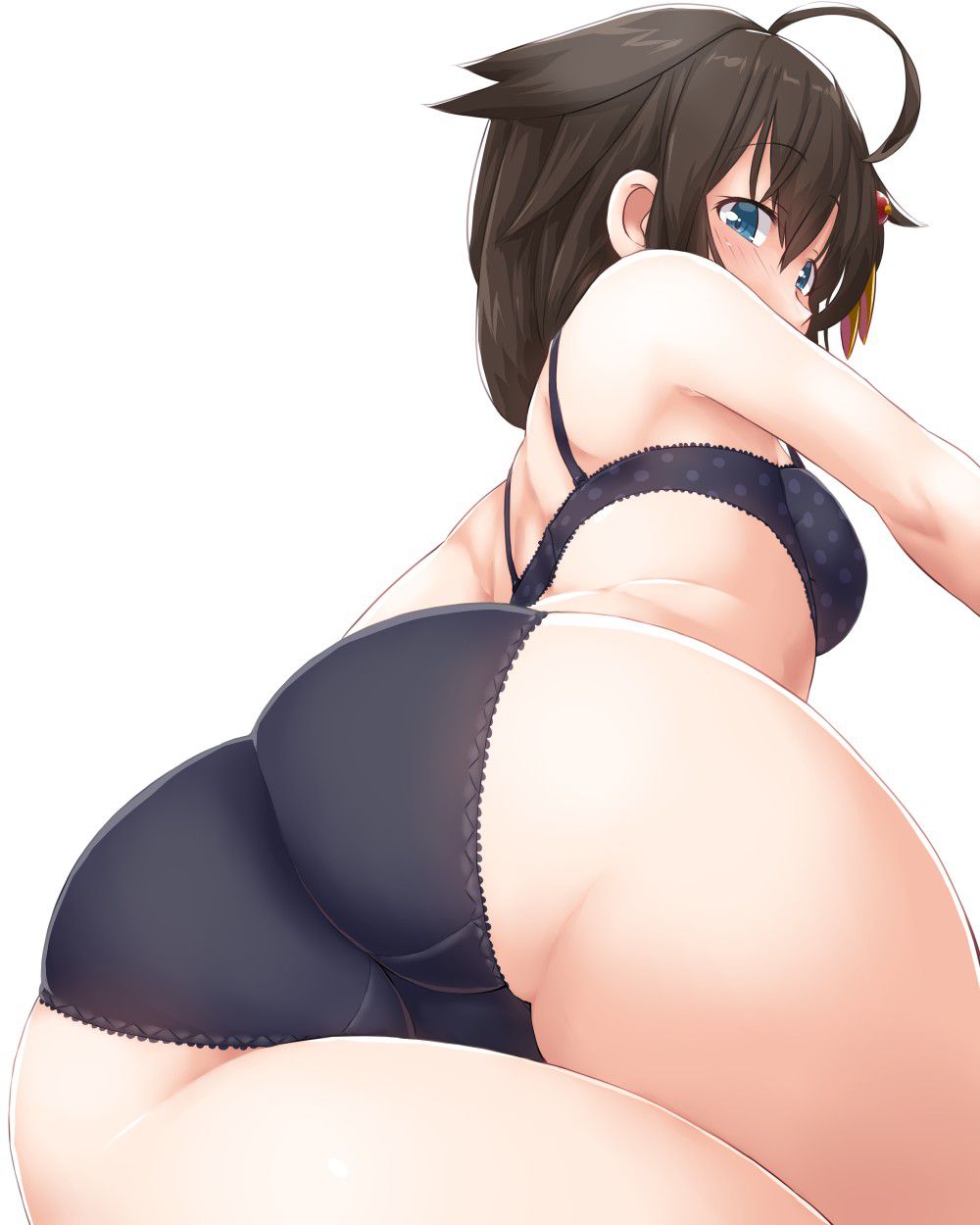 Secondary erotic image of a girl wearing black underwear that looks sexier than [secondary] that 20 [black underwear] 28