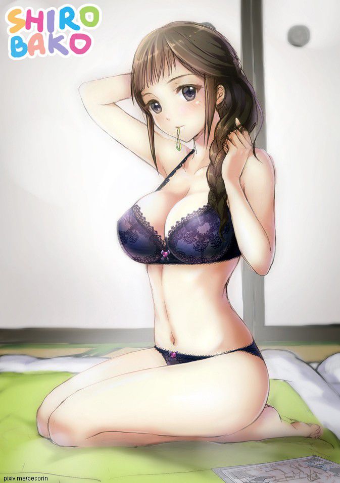 Secondary erotic image of a girl wearing black underwear that looks sexier than [secondary] that 20 [black underwear] 33