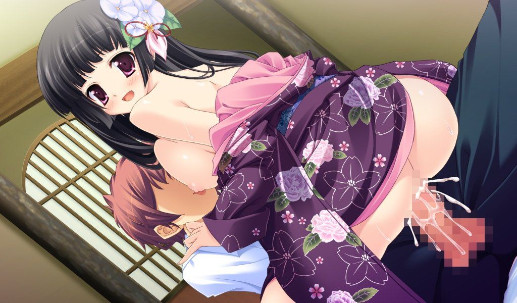 Japanese kimono or yukata or kimono girl has been in a lewd shape please erotic images 2