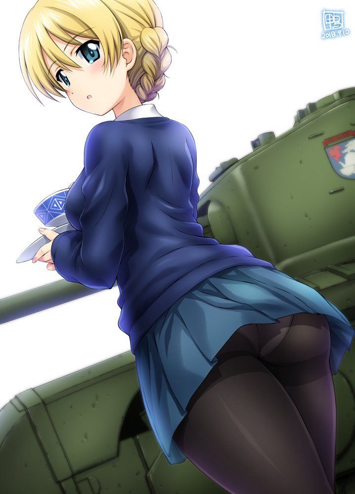 [Secondary] naughty image of a pretty girl in the Mechasico of Girls und Panzer 33