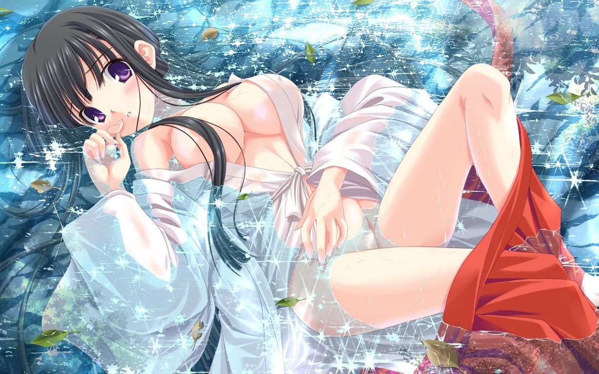The girl of the Miko or yukata or kimono is unbearably fond of erotic images 3