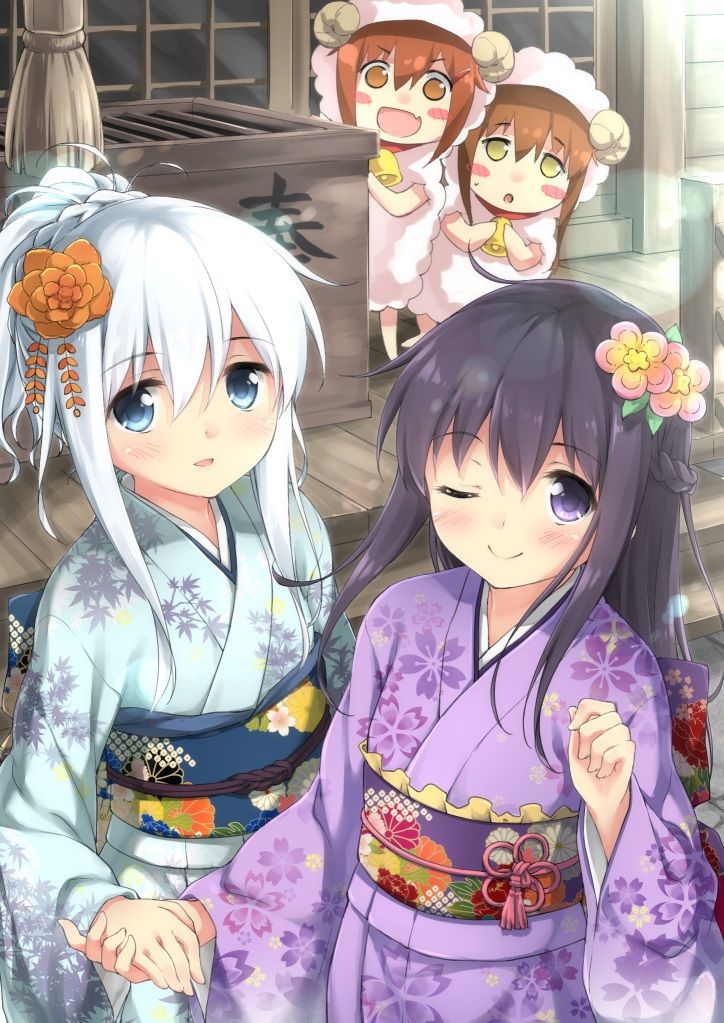 [New Year] Kantai collection Furisode images 2019 50 Photos 47