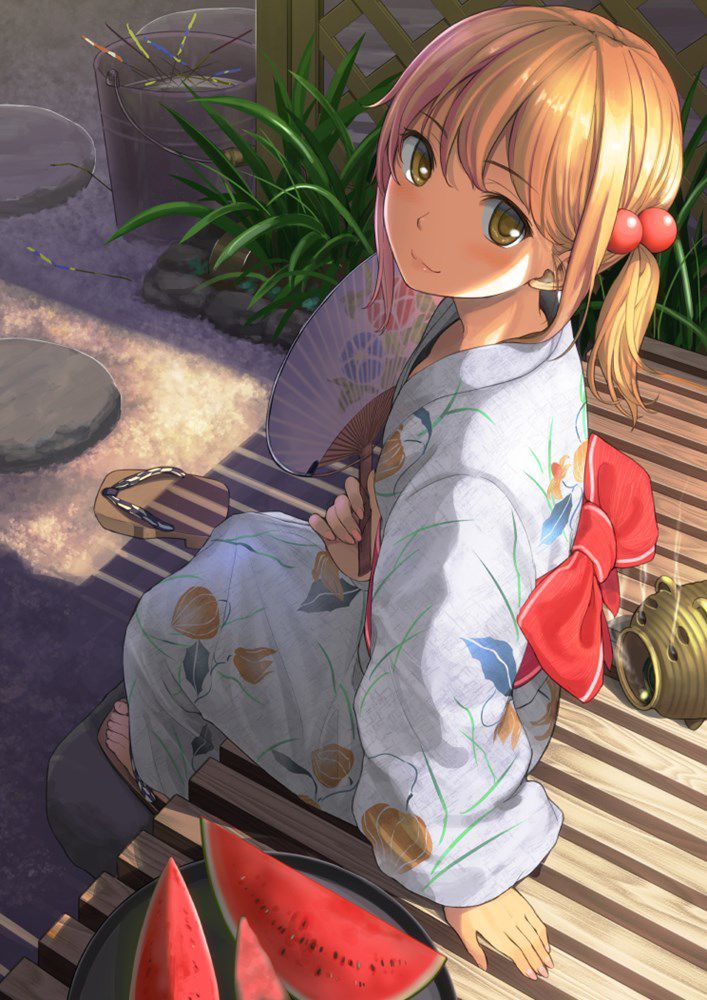 The thread to put the erotic image of kimono and yukata randomly 10