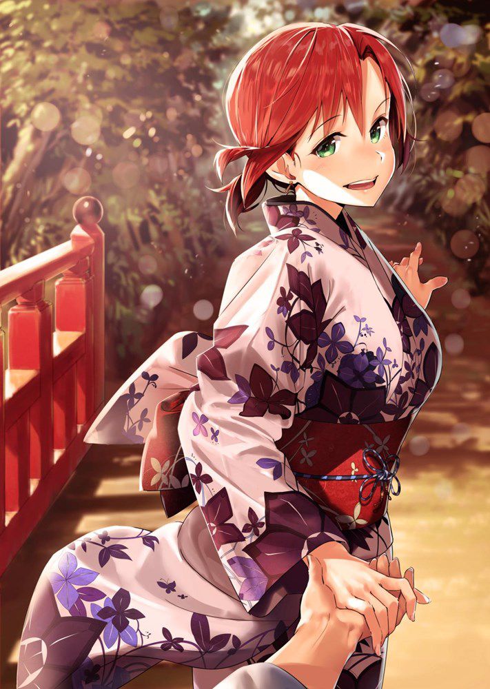 The thread to put the erotic image of kimono and yukata randomly 23