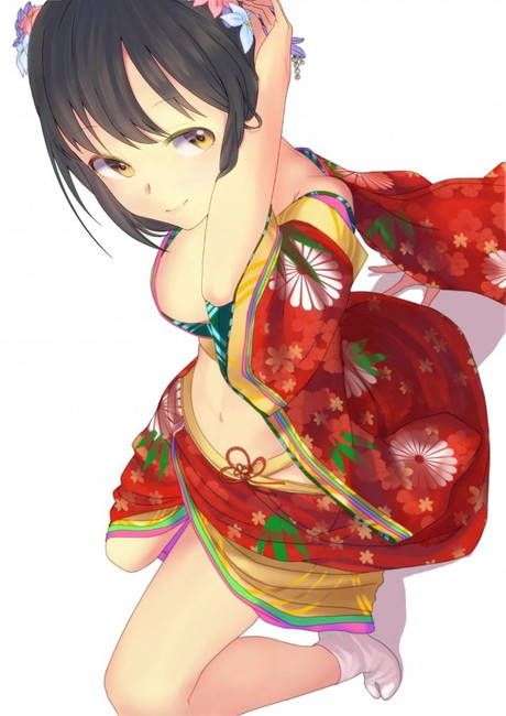 Review the erotic images of kimono and yukata 17