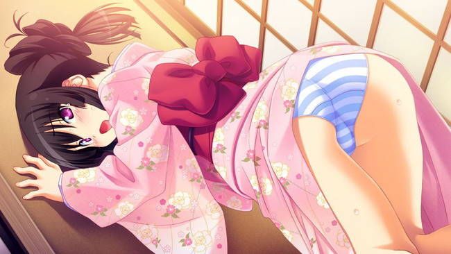 Review the erotic images of kimono and yukata 33