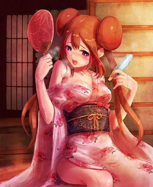 Review the erotic images of kimono and yukata 36