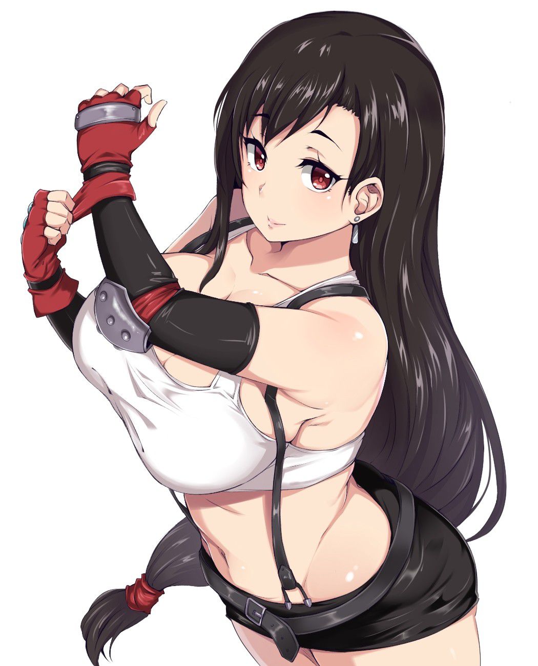 [Second] The cute secondary erotic image of Tifa Chan of erotic ff7 even wearing clothes [FF] 12