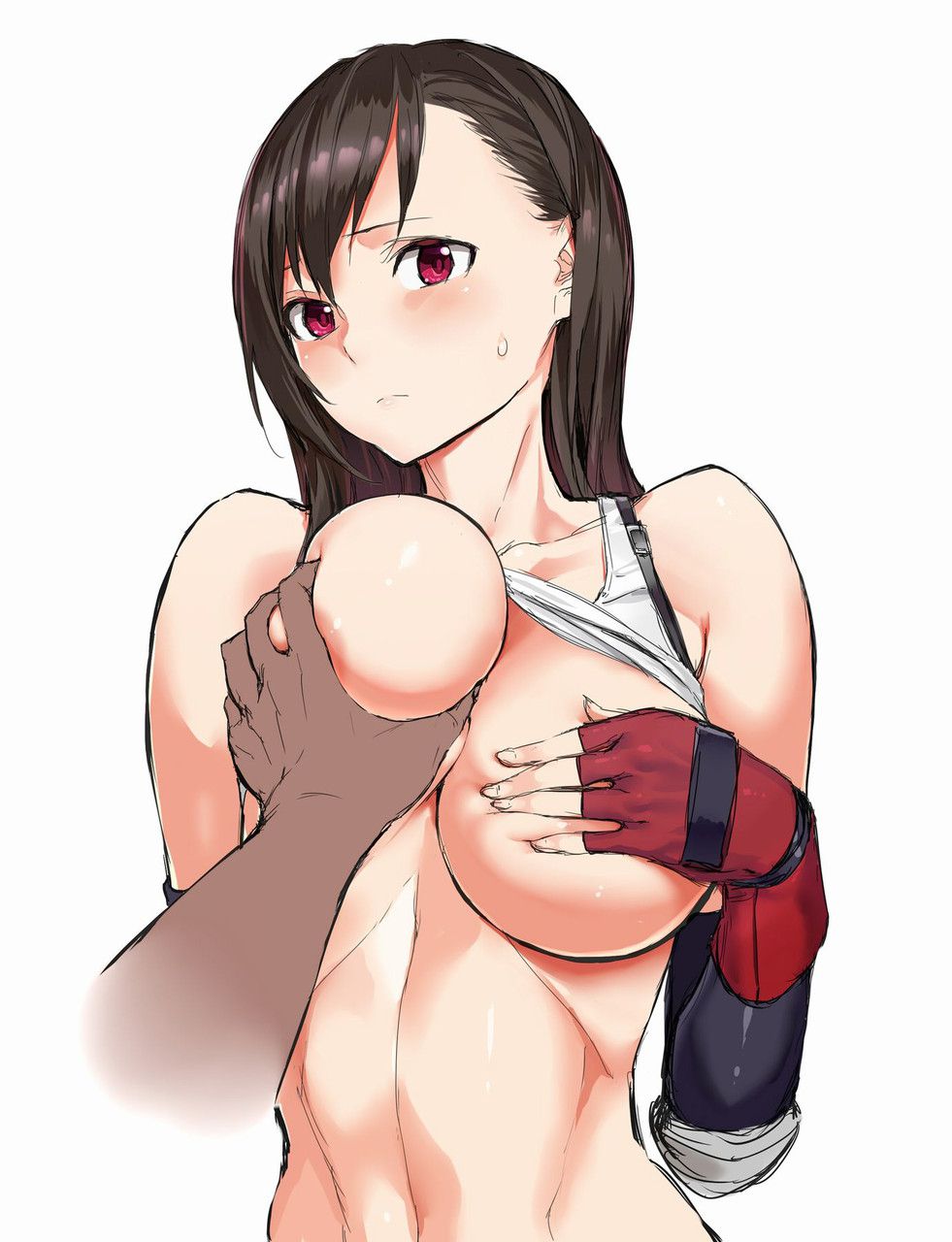 [Second] The cute secondary erotic image of Tifa Chan of erotic ff7 even wearing clothes [FF] 13